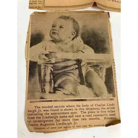 Lot of 9 Newspaper Clippings Old Letter Cabinet Card Oddities VTG - Picture 2 of 7